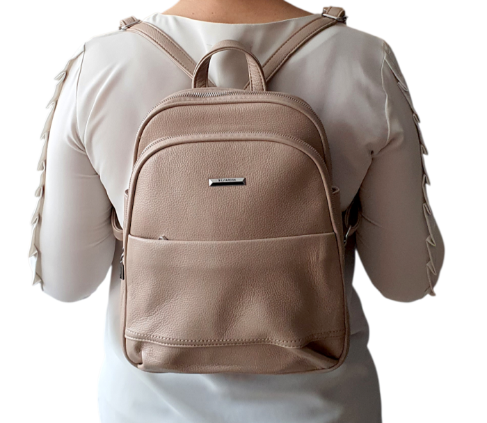 Rucsac Dama Bej Isabella Silvia Rosa G04638 [8]