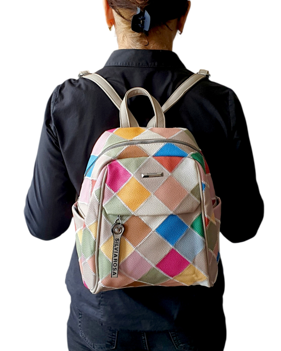 Rucsac Dama Multicolor Iasmina Silvia Rosa G04819 [8]