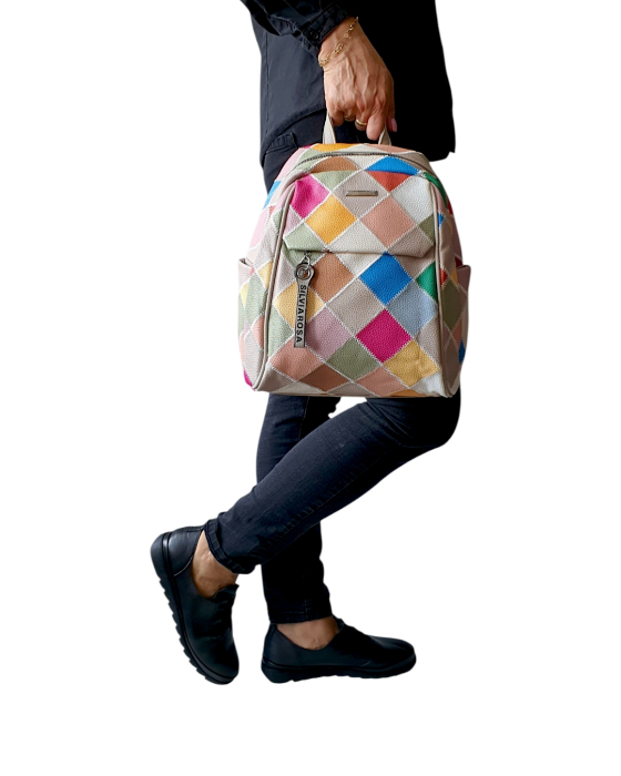 Rucsac Dama Multicolor Iasmina Silvia Rosa G04819 [7]