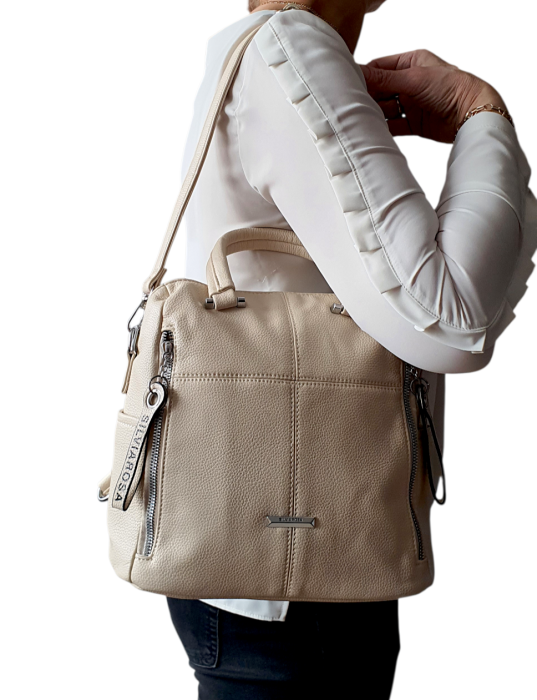 Rucsac Dama Bej Illy Silvia Rosa G04635 [8]