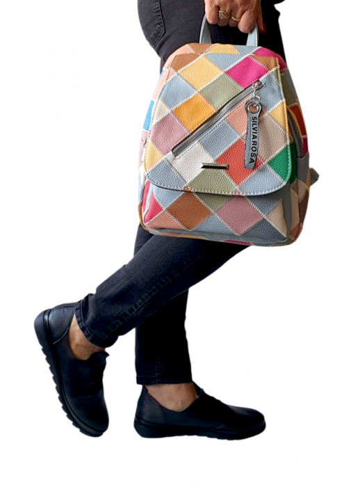 Rucsac Dama Multicolor Onana Silvia Rosa G04325 [7]