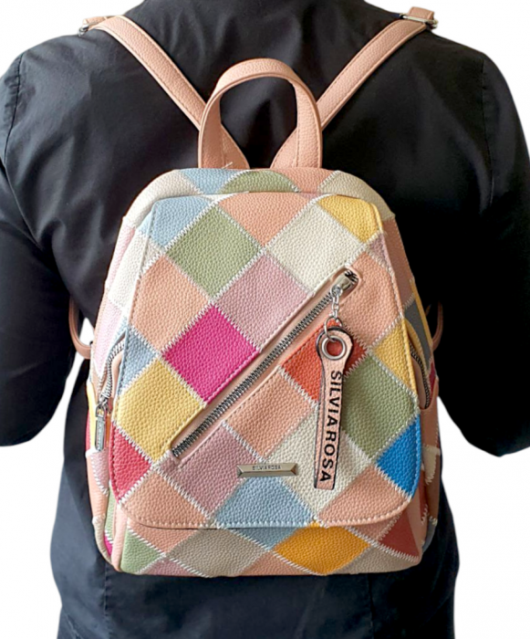 Rucsac Dama Multicolor Onana Silvia Rosa G04326 [8]