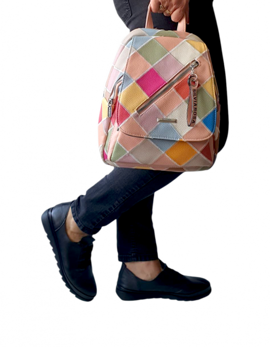 Rucsac Dama Multicolor Onana Silvia Rosa G04326 [7]