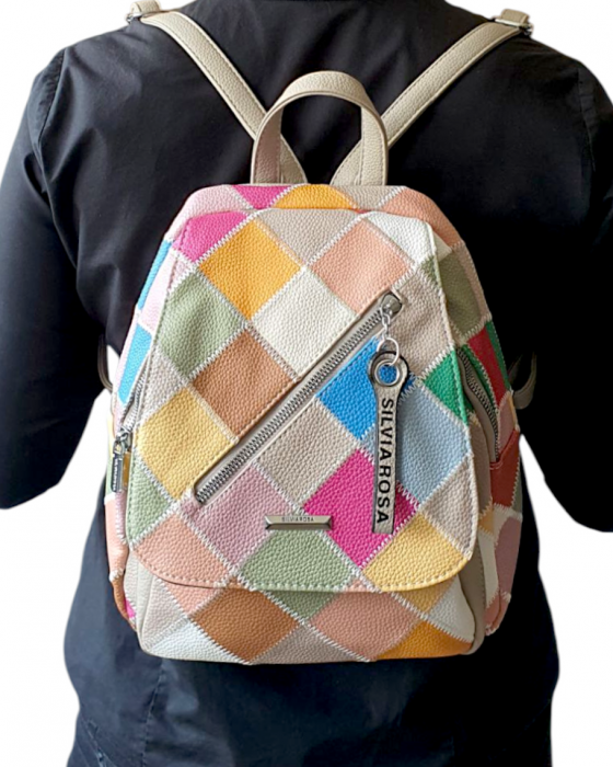 Rucsac Dama Multicolor Onana Silvia Rosa G04327 [8]