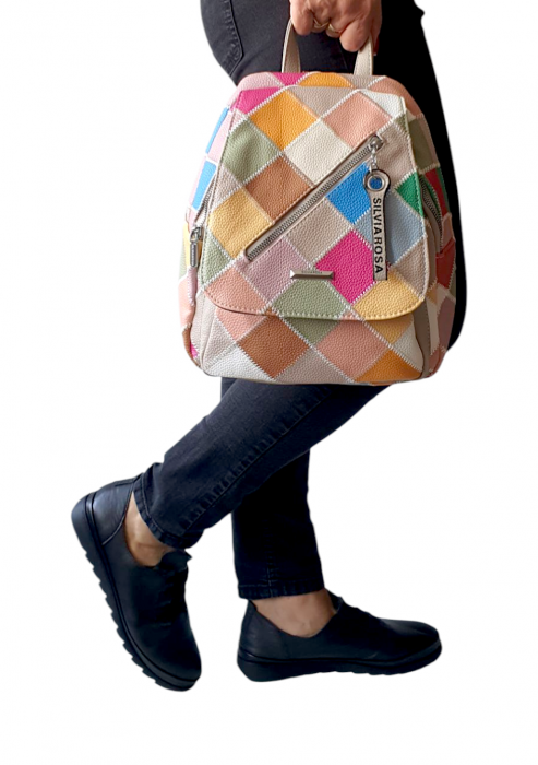 Rucsac Dama Multicolor Onana Silvia Rosa G04327 [7]