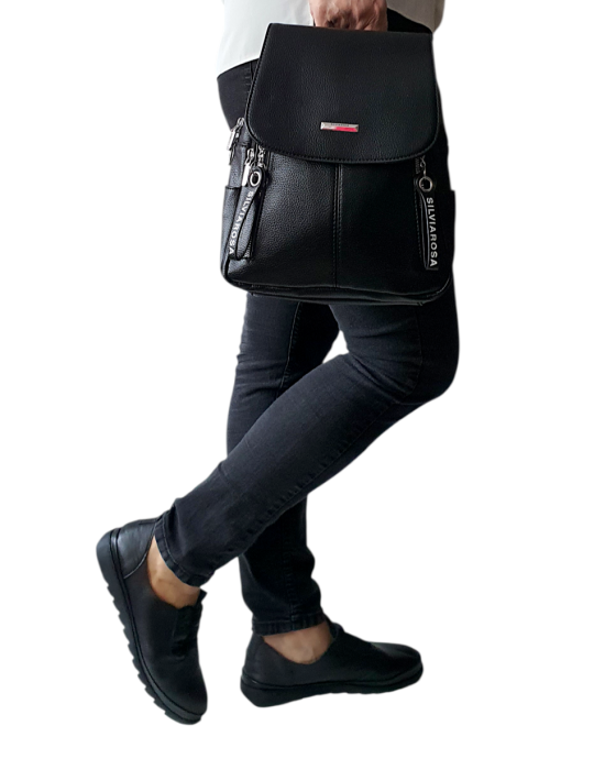 Rucsac Dama Negru Lois Silvia Rosa G04641 [7]