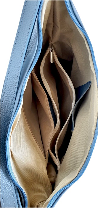 Rucsac Dama Piele Naturala Albastru Bernis G04444 [7]