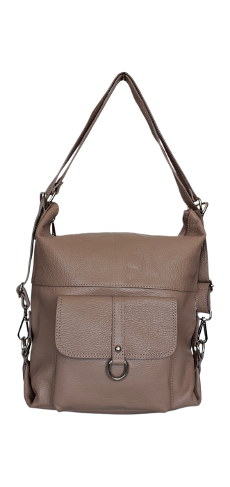 Rucsac Dama Piele Naturala Bej Bernis G04613 [2]