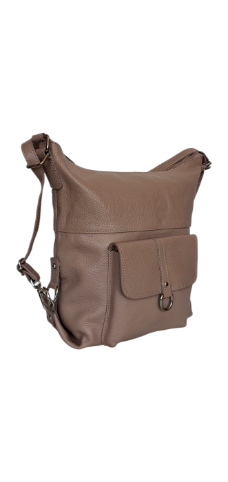 Rucsac Dama Piele Naturala Bej Bernis G04613 [3]