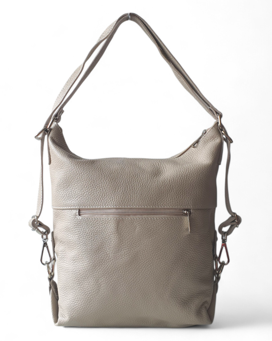 Rucsac Dama Piele Naturala Bej Bernis G04771 [4]