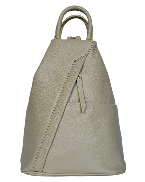 Rucsac Dama Piele Naturala Bej Carolina G04791 [2]