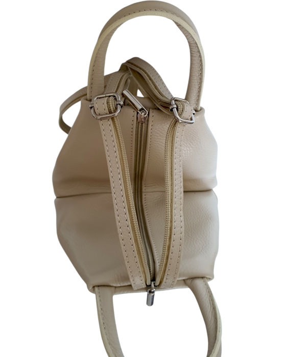 Rucsac Dama Piele Naturala Bej Carolina G04791 [5]