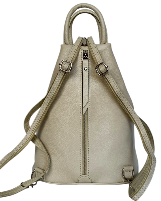 Rucsac Dama Piele Naturala Bej Carolina G04791 [4]