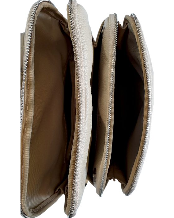 Rucsac Dama Piele Naturala Bej Lena G04786 [5]