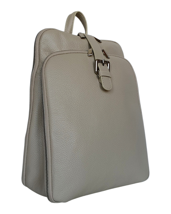 Rucsac Dama Piele Naturala Bej Lena G04786 [2]