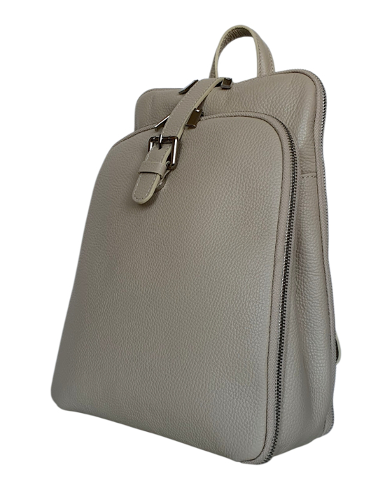 Rucsac Dama Piele Naturala Bej Lena G04786 [3]