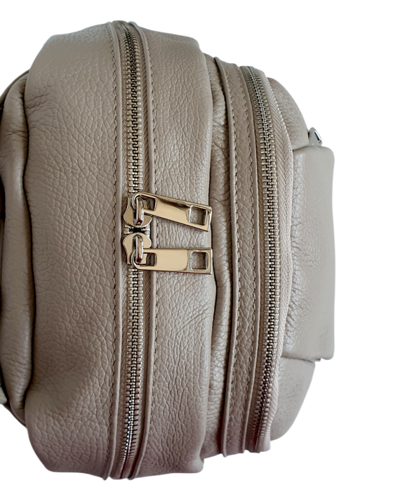 Rucsac Dama Piele Naturala Grej Sia G04734 [5]