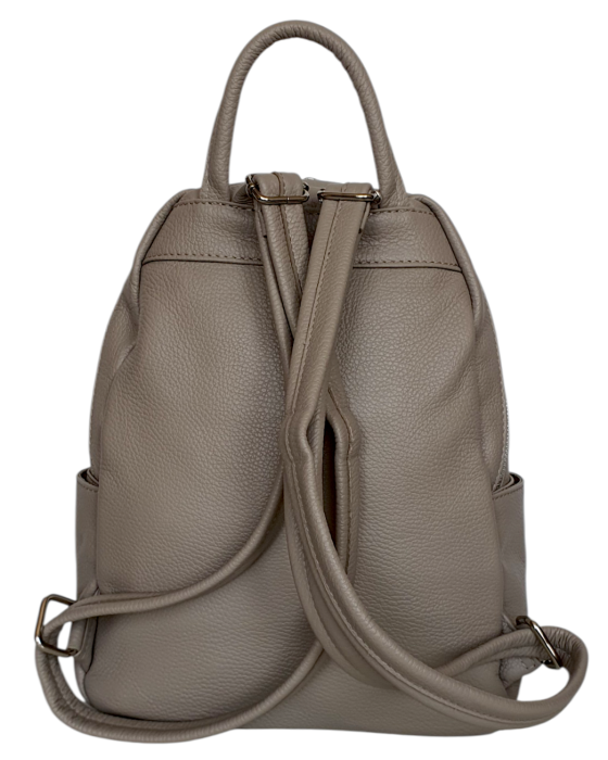 Rucsac Dama Piele Naturala Grej Sia G04734 [4]