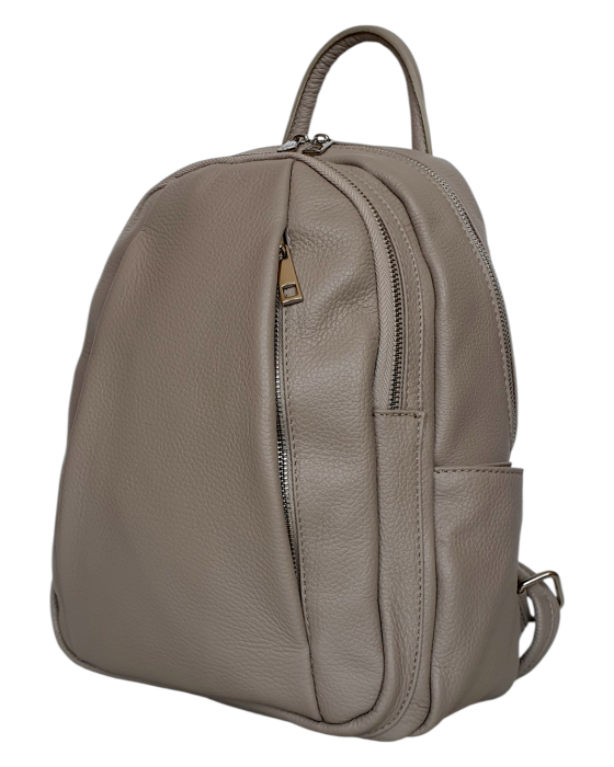 Rucsac Dama Piele Naturala Grej Sia G04734 [3]