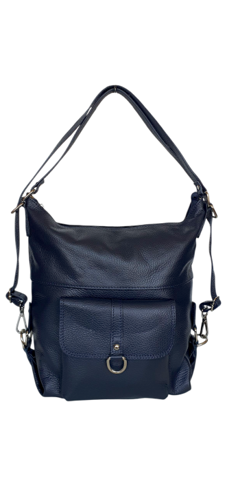 Rucsac Dama Piele Naturala Bleumarin Bernis G04445 [2]