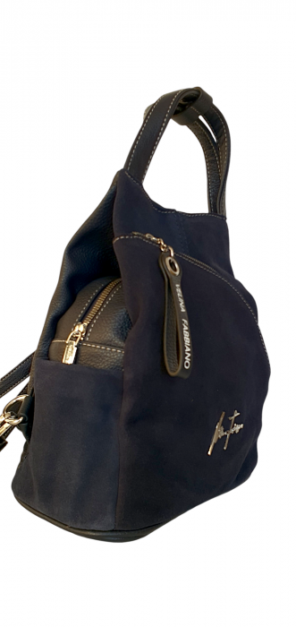 Rucsac Dama Piele Naturala Bleumarin Diana G03969 [2]