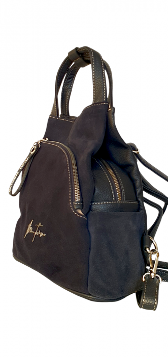 Rucsac Dama Piele Naturala Bleumarin Diana G03969 [3]