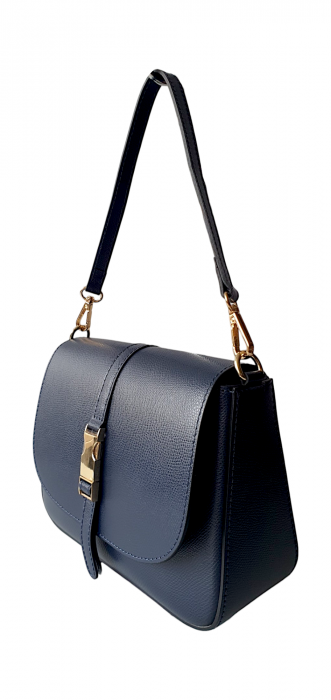 Geanta Dama Piele Naturala Bleumarin Evelyn G03558 [3]