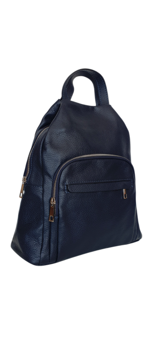 Rucsac Dama Piele Naturala Bleumarin Kiros G04614 [4]