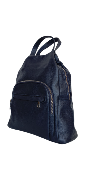 Rucsac Dama Piele Naturala Bleumarin Kiros G04614 [2]