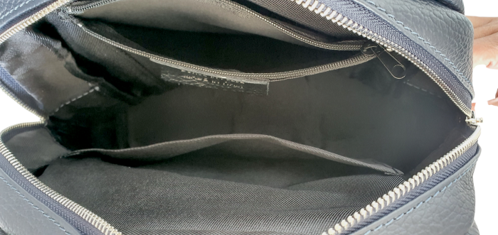 Rucsac Dama Piele Naturala Bleumarin Kiros G04614 [6]