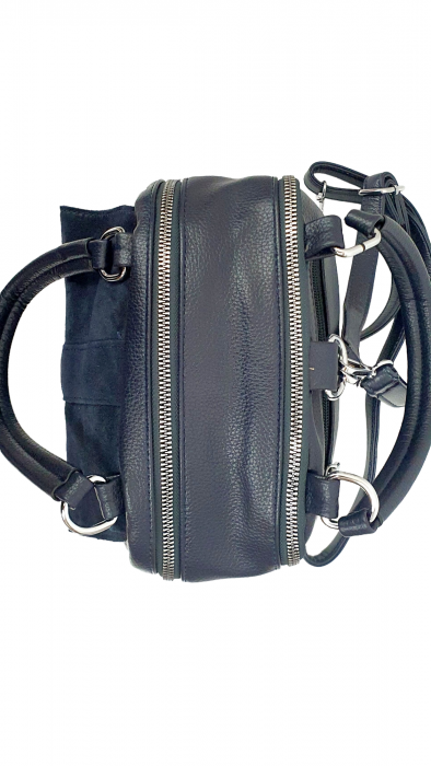 Rucsac Dama Piele Naturala Bleumarin V.Fabbiano Lia G02478 [6]