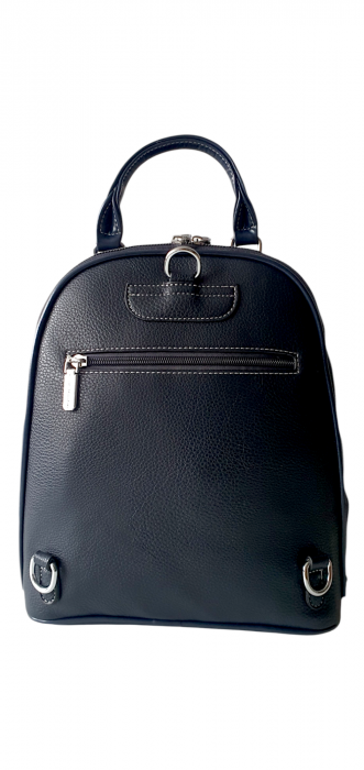 Rucsac Dama Piele Naturala Bleumarin Luminita G03989 [4]