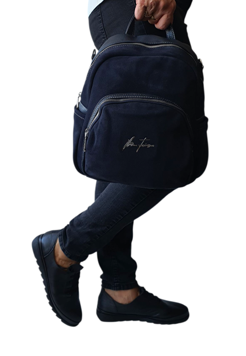 Rucsac Dama Piele Naturala Bleumarin Parascheva G04501 [5]