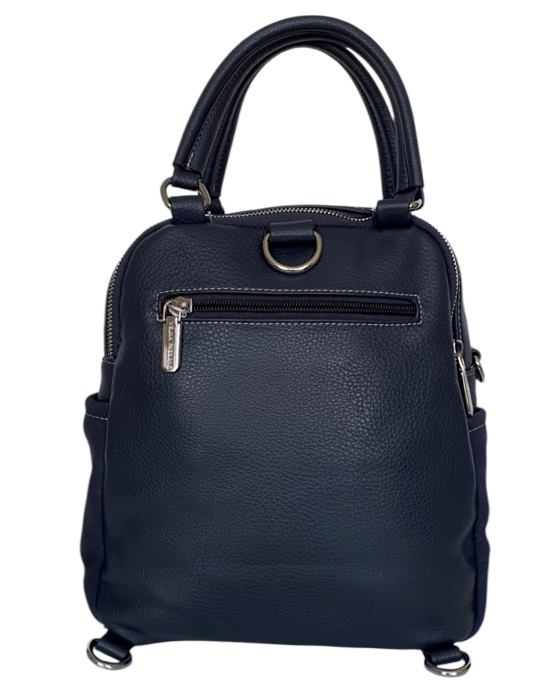 Rucsac Dama Piele Naturala Bleumarin V.Fabbiano Carmen G04543 [4]