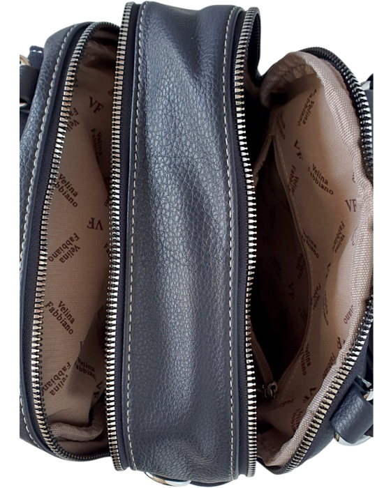 Rucsac Dama Piele Naturala Bleumarin V.Fabbiano Carmen G04543 [6]