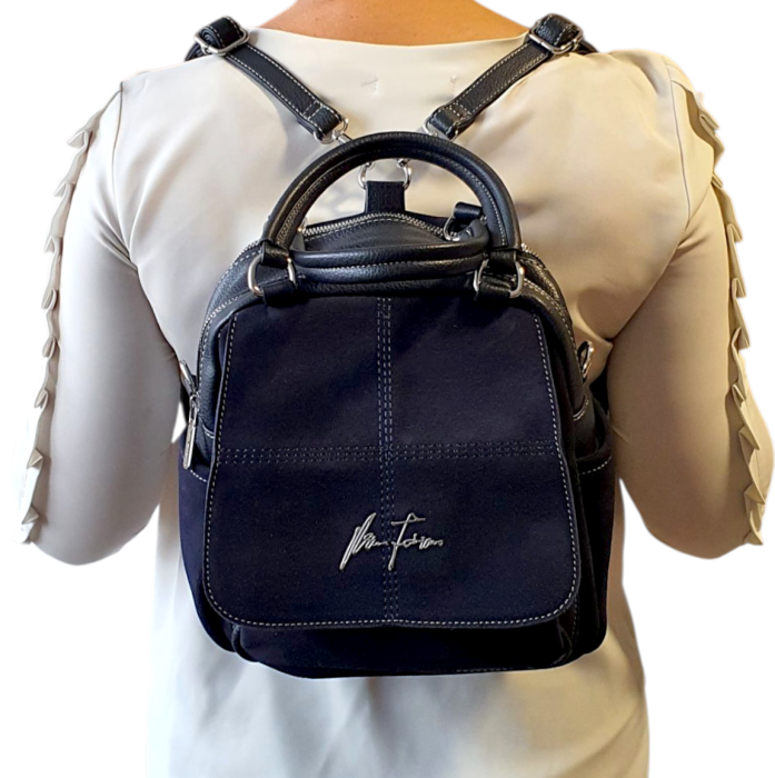 Rucsac Dama Piele Naturala Bleumarin V.Fabbiano Carmen G04543 [10]