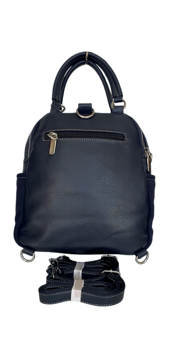 Rucsac Dama Piele Naturala Bleumarin V.Fabbiano Carmen G04543 [4]