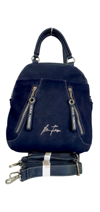 Rucsac Dama Piele Naturala Bleumarin V.Fabbiano Geo G04540 [1]
