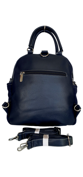 Rucsac Dama Piele Naturala Bleumarin V.Fabbiano Geo G04540 [4]