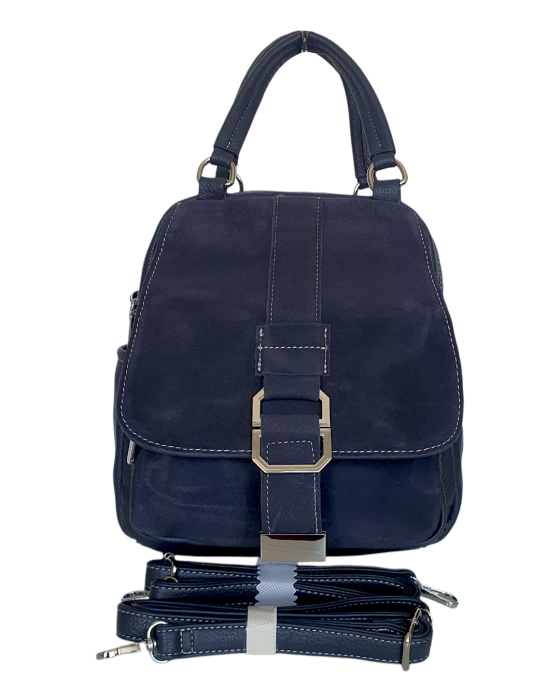 Rucsac Dama Piele Naturala Bleumarin V.Fabbiano Lia G02478 [2]