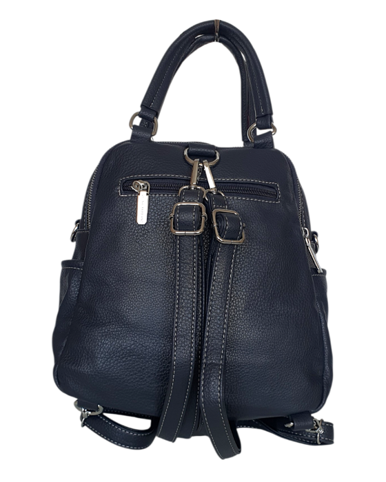 Rucsac Dama Piele Naturala Bleumarin V.Fabbiano Lia G02478 [4]