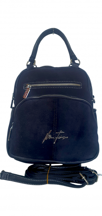 Rucsac Dama Piele Naturala Bleumarin V.Fabbiano Pia G04417 [2]