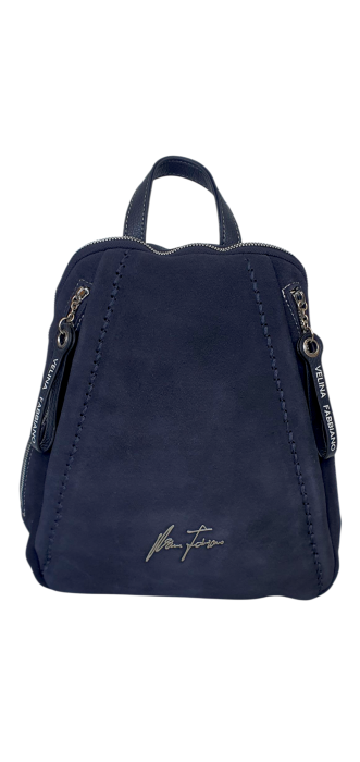 Rucsac Dama Piele Naturala Bleumarin V.Fabbiano Smaranda G04426 [2]
