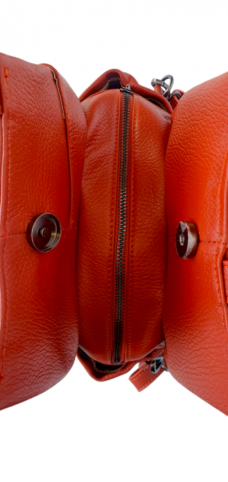 Rucsac Dama Piele Naturala Corai Tokio G04246 [5]