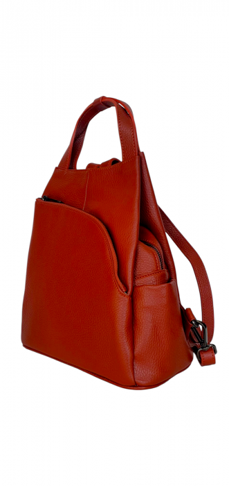 Rucsac Dama Piele Naturala Corai Tokio G04246 [3]