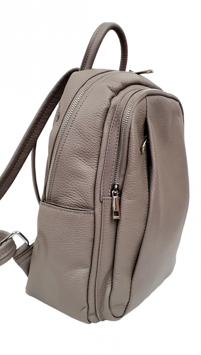 Rucsac Dama Piele Naturala Grej Sia G02494 [3]