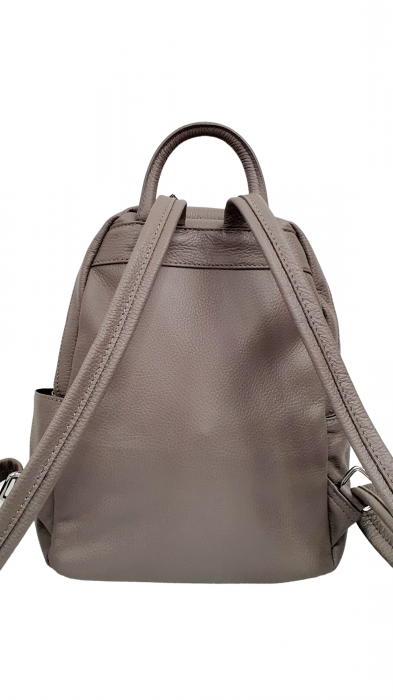 Rucsac Dama Piele Naturala Grej Sia G02494 [5]
