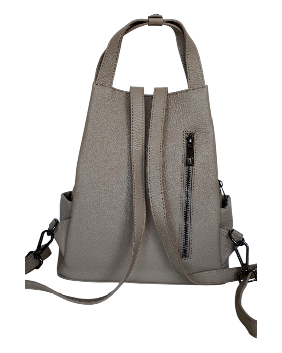 Rucsac Dama Piele Naturala Grej Tokio G04784 [3]