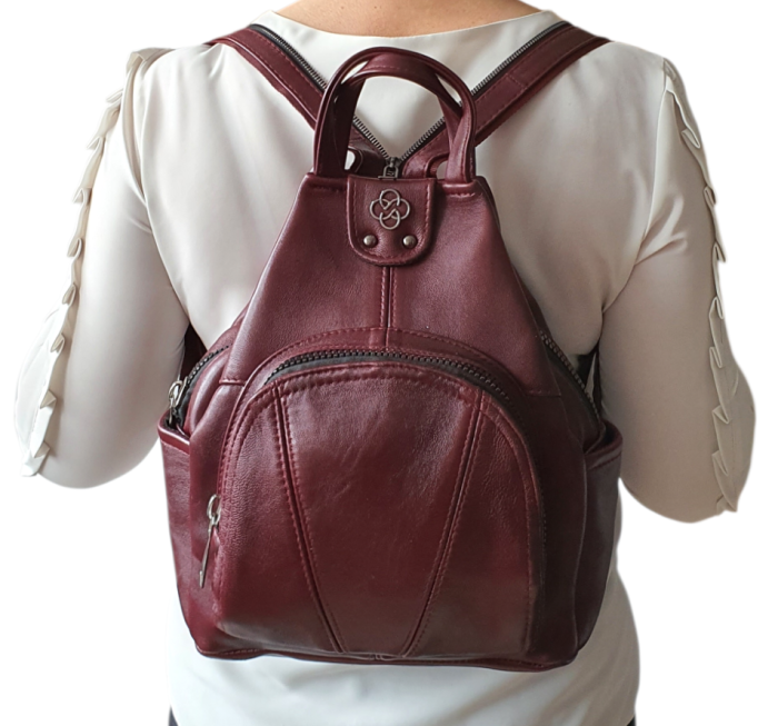 Rucsac Dama Piele Naturala Grena Jetmira G04652 [7]