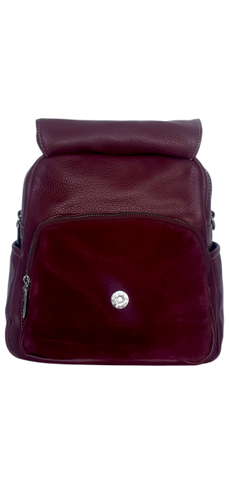 Rucsac Dama Piele Naturala Grena Lia V. Fabbiano G04416 [5]